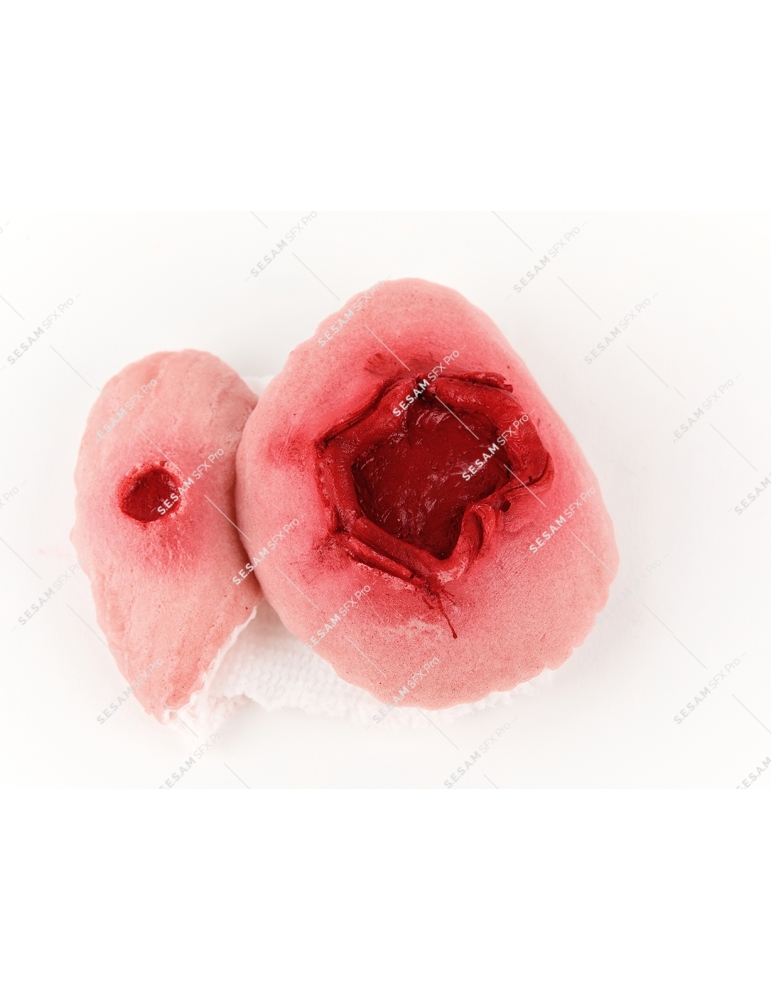 Plaie par balle sortie moyenne