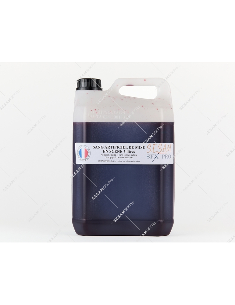 Sang de mise en scène 5 litres