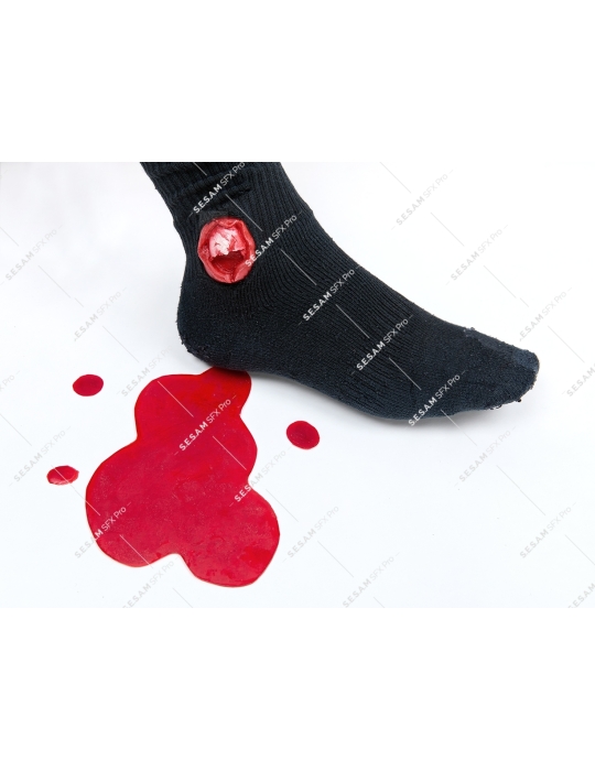 Petite flaque de sang