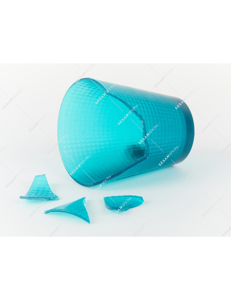 Verre cassé sécurisé