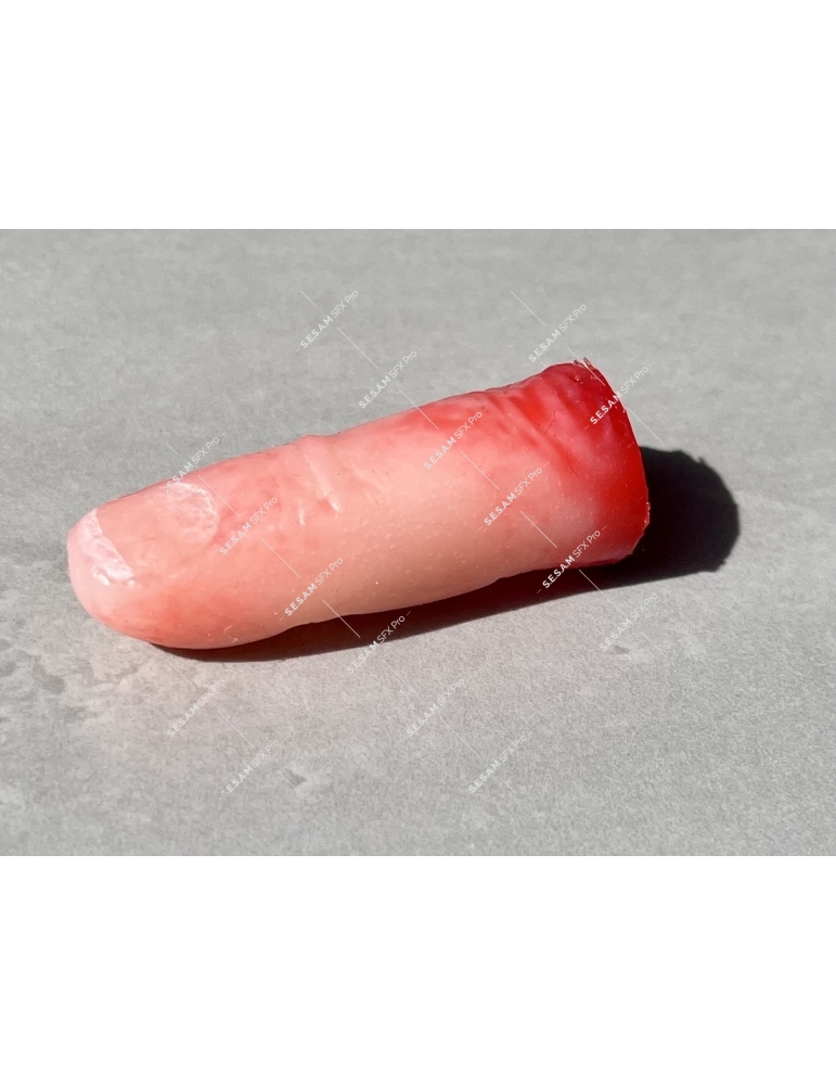 Doigt sectionné en silicone