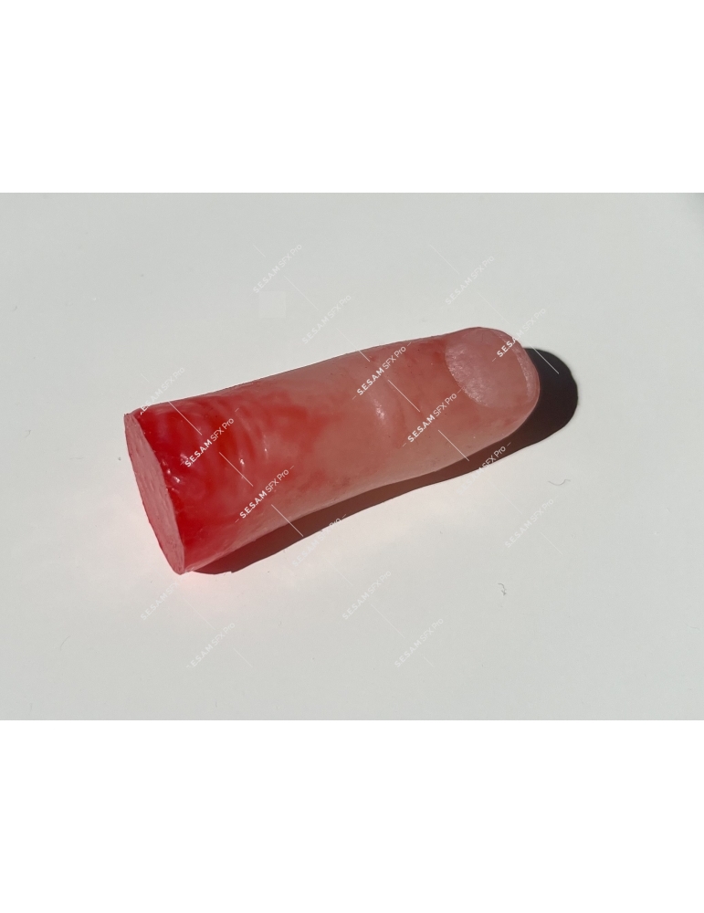 Doigt sectionné en silicone