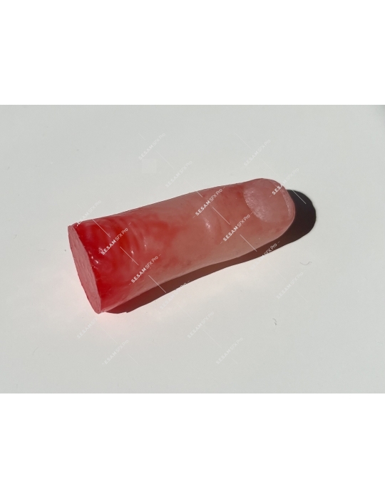 Doigt sectionné en silicone