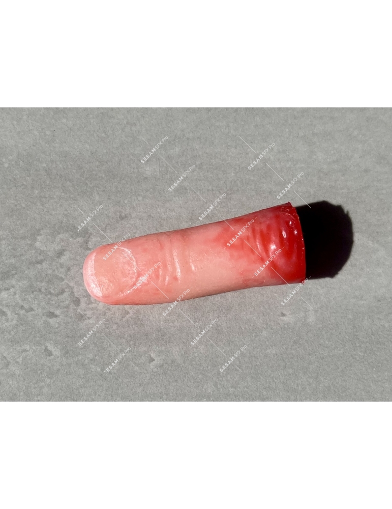 Doigt sectionné en silicone